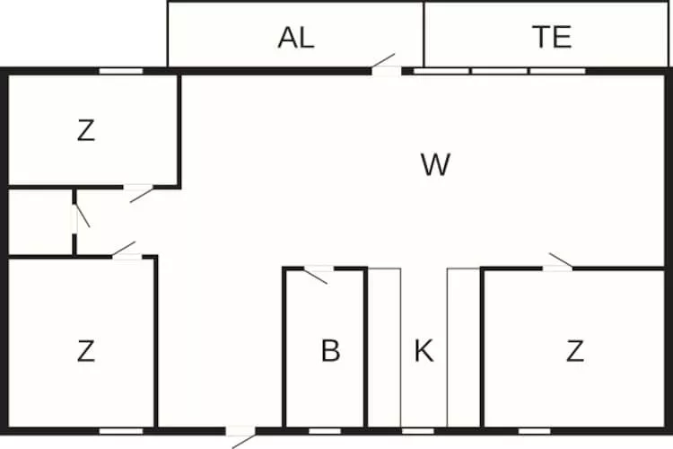 6 persoons vakantie huis in SORUNDA - Plattegrond