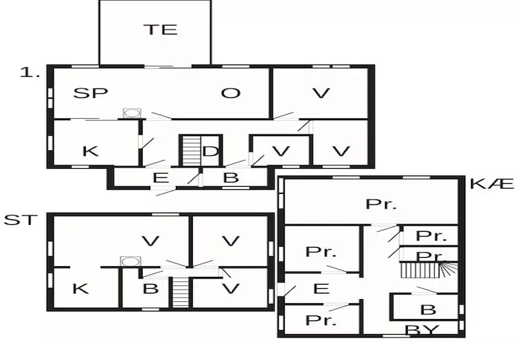 10 persoons vakantie huis in MIDSUND - Plattegrond