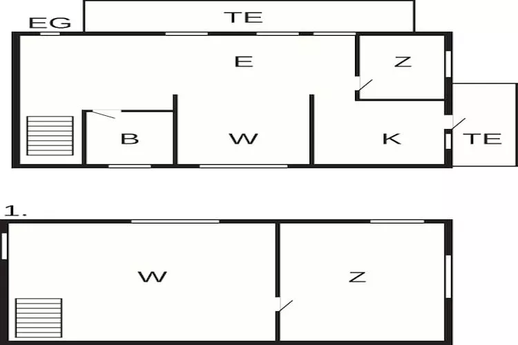 6 persoons vakantie huis in Blåvand - Plattegrond