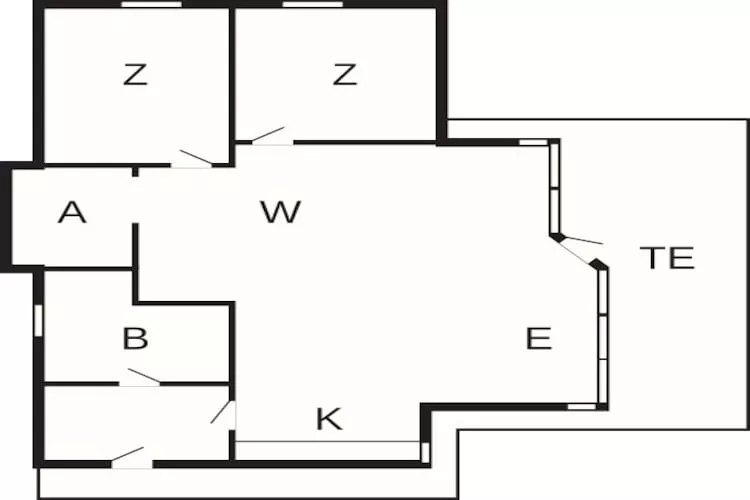 6 persoons vakantie huis in Ebeltoft - Plattegrond