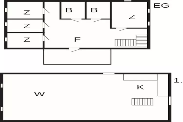 Cottage met uitzicht op het meer-By Traum - Plattegrond