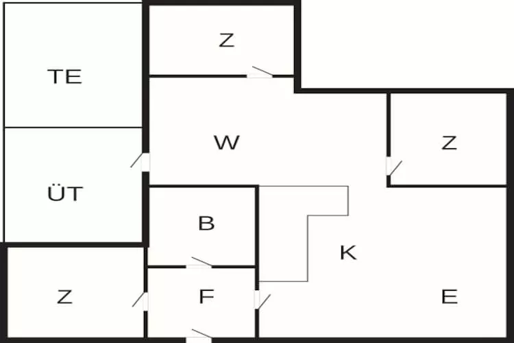 6 persoons vakantie huis in Toftlund - Plattegrond