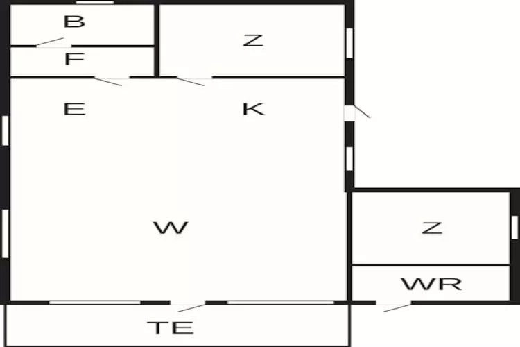 Rustige oevertoevlucht in Ry-By Traum - Plattegrond