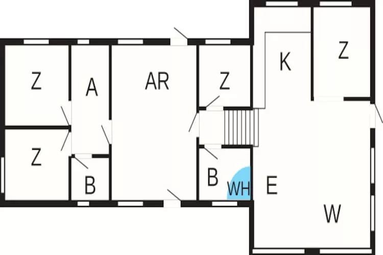 Scandinavische oase aan het meer-By Traum - Plattegrond