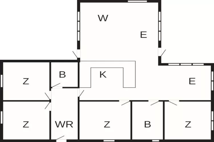 10 persoons vakantie huis in Ansager - Plattegrond