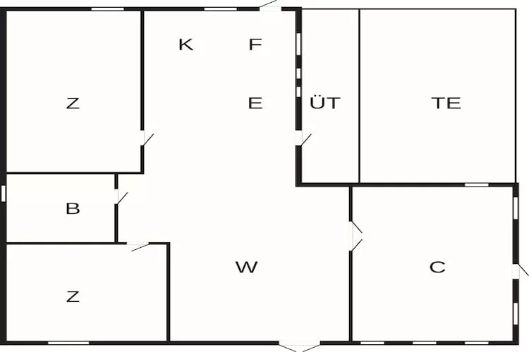 Rustig kustparadijs-By Traum - Plattegrond