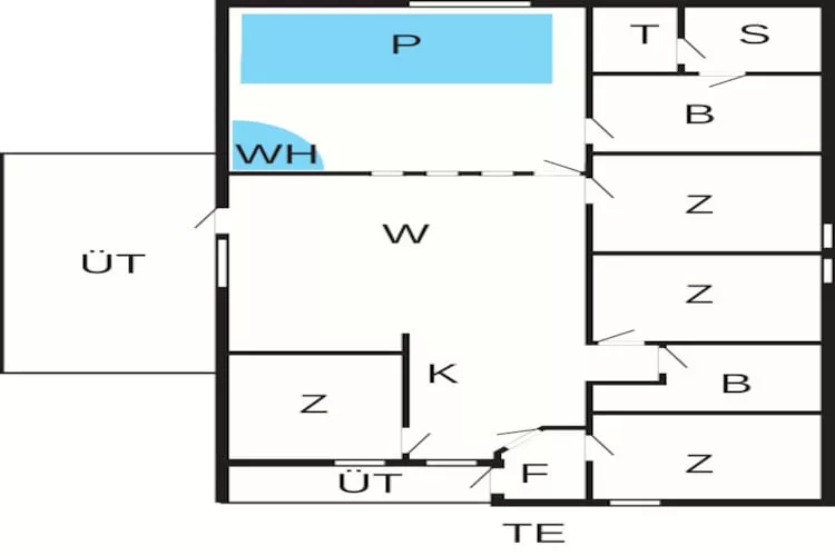 10 persoons vakantie huis in Juelsminde - Plattegrond