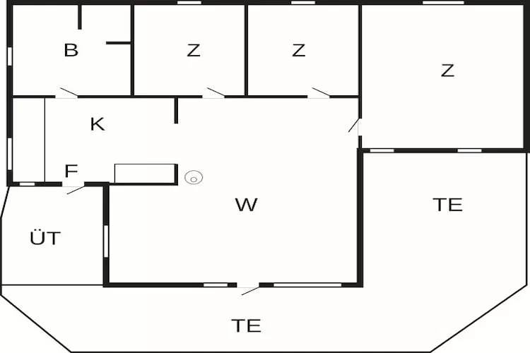 6 persoons vakantie huis in Juelsminde - Plattegrond