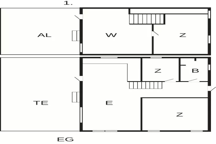Kustsereniteit in Fjellerup-By Traum - Plattegrond