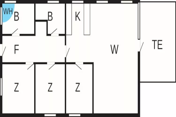 8 persoons vakantie huis in Ålbæk - Plattegrond