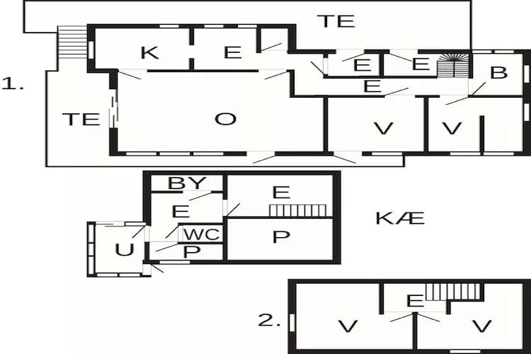 8 persoons vakantie huis in Austefjorden - Plattegrond