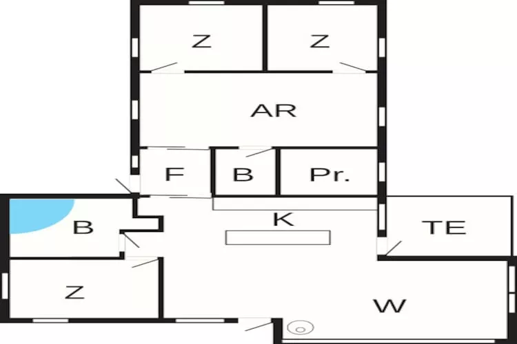 10 persoons vakantie huis in Odder - Plattegrond