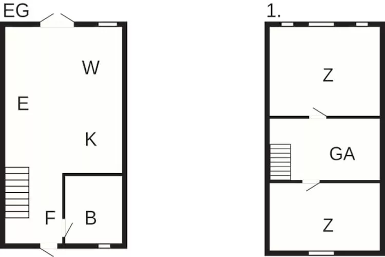 Kusttoevlucht in oster Hurup-By Traum - Plattegrond