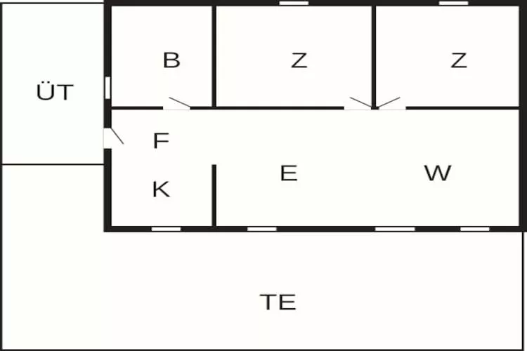 6 persoons vakantie huis in Hadsund - Plattegrond