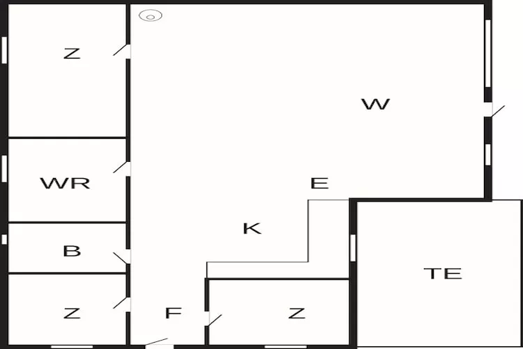 Kustcharme in Ristinge-By Traum - Plattegrond