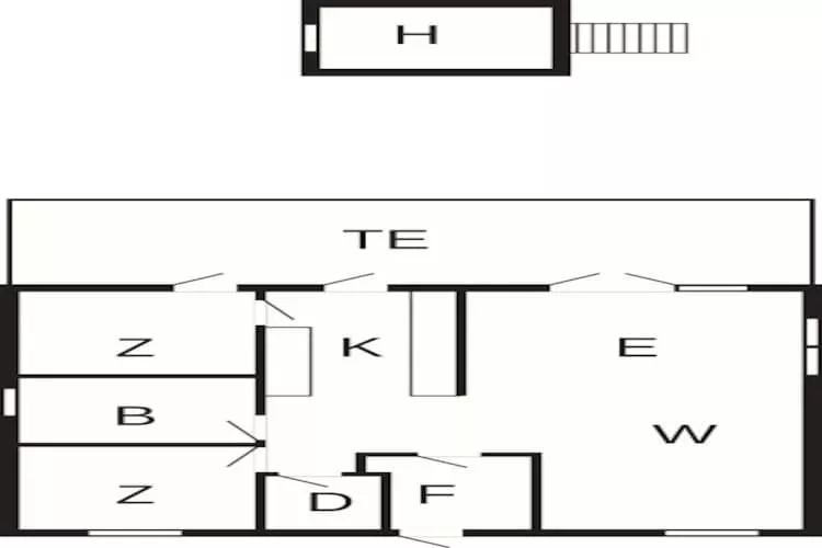 Kustsereniteit bij Skaven Strand-By Traum - Plattegrond