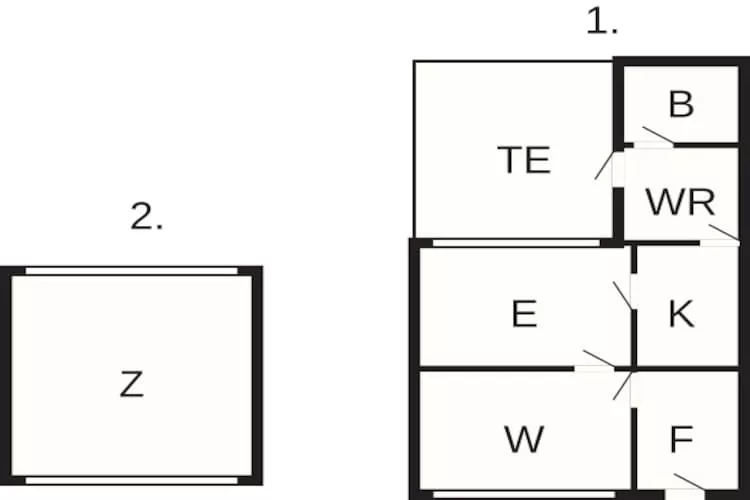 3 persoons vakantie huis in Ærøskøbing - Plattegrond