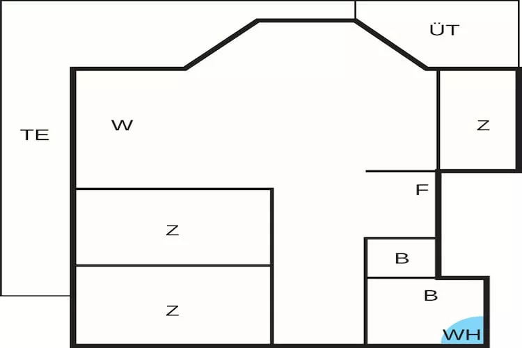 6 persoons vakantie huis in Saltum - Plattegrond