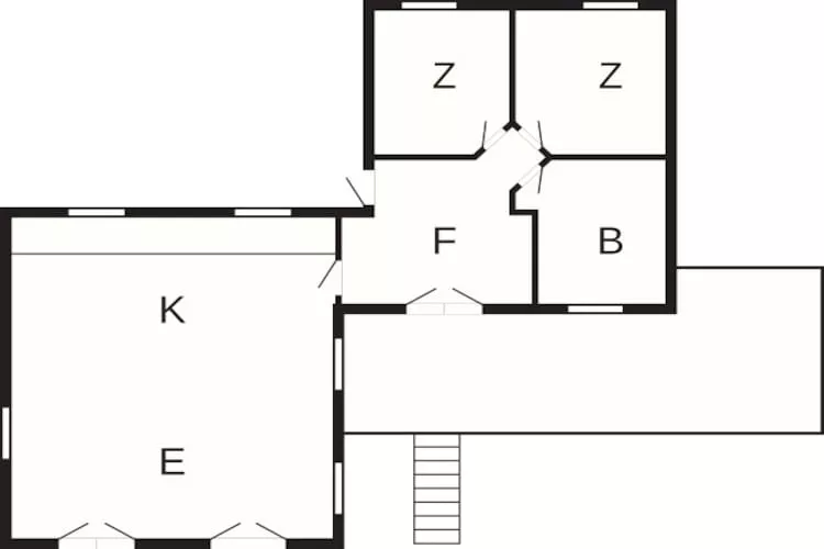 Rustig toevluchtsoord in Blokhus-By Traum - Plattegrond