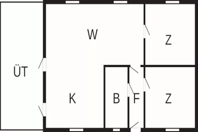 6 persoons vakantie huis in Hadsund - Plattegrond