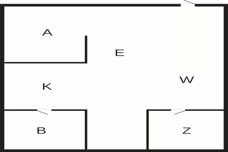 4 persoons vakantie huis in Løkken - Plattegrond