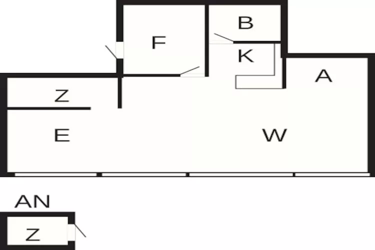 6 persoons vakantie huis in Ebeltoft - Plattegrond