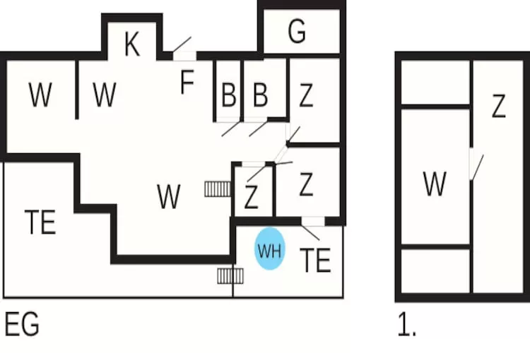 8 persoons vakantie huis in SVEIO - Plattegrond