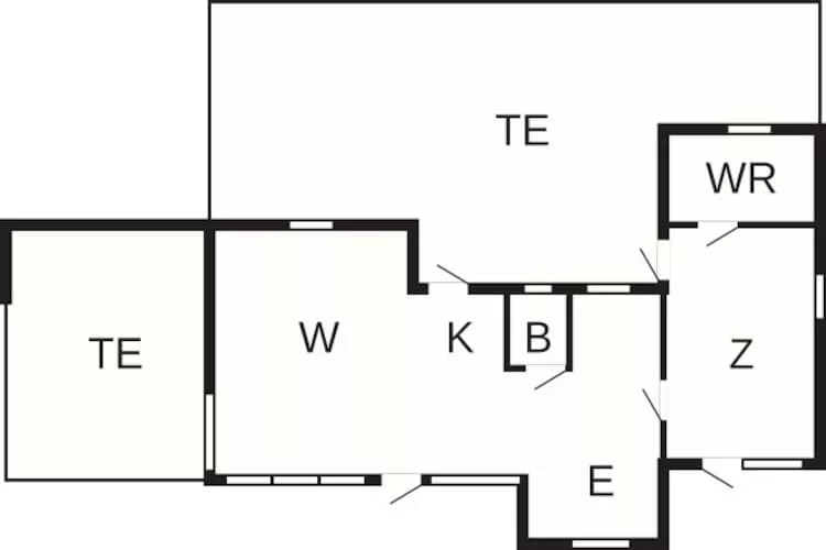4 persoons vakantie huis in Gilleleje - Plattegrond