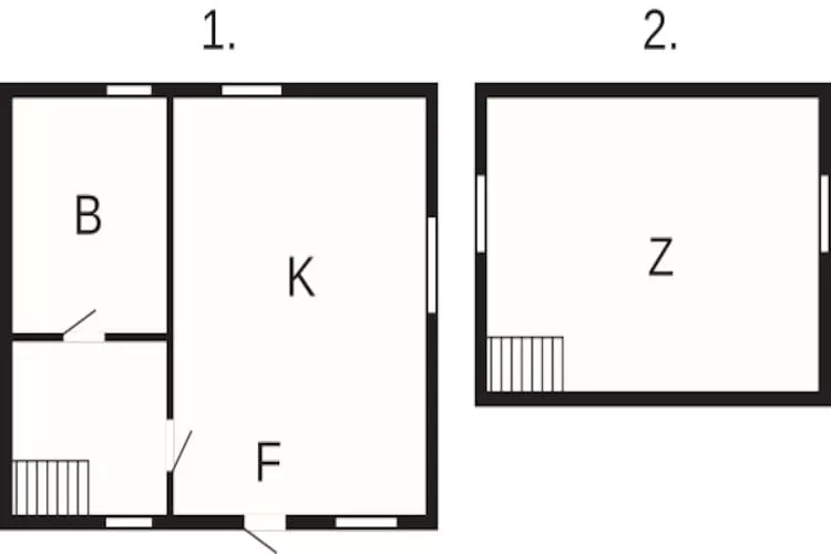 2 persoons vakantie huis in NÄSSJÖ - Plattegrond