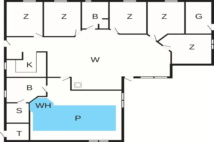 12 persoons vakantie huis in Nordborg - Plattegrond