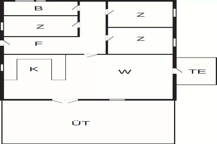 6 persoons vakantie huis in Glesborg - Plattegrond