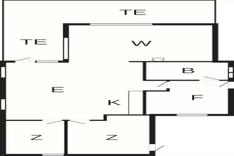 4 persoons vakantie huis in Børkop-By Traum - Plattegrond