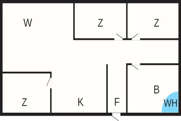 4 persoons vakantie huis in Løkken-By Traum - Plattegrond