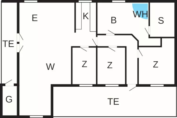 Ezinsplek dicht bij strand -- By Traum Ferienwohnungen - Plattegrond
