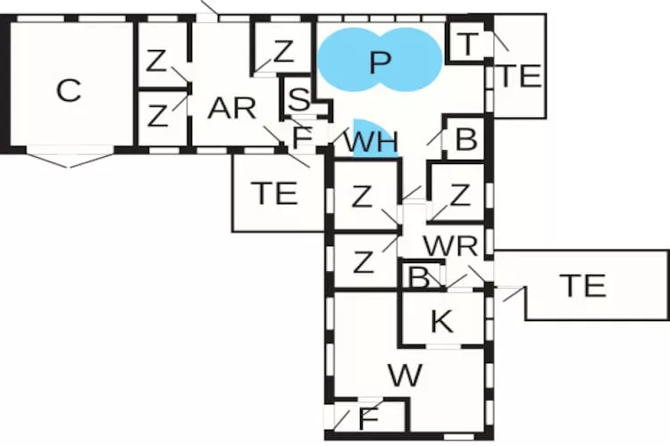 14 persoons vakantie huis in Ørsted-By Traum - Plattegrond