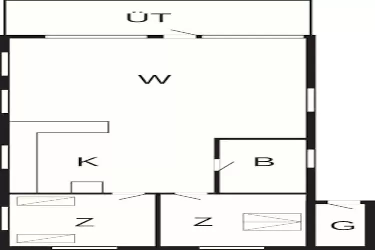4 persoons vakantie huis in Hjørring-By Traum - Plattegrond