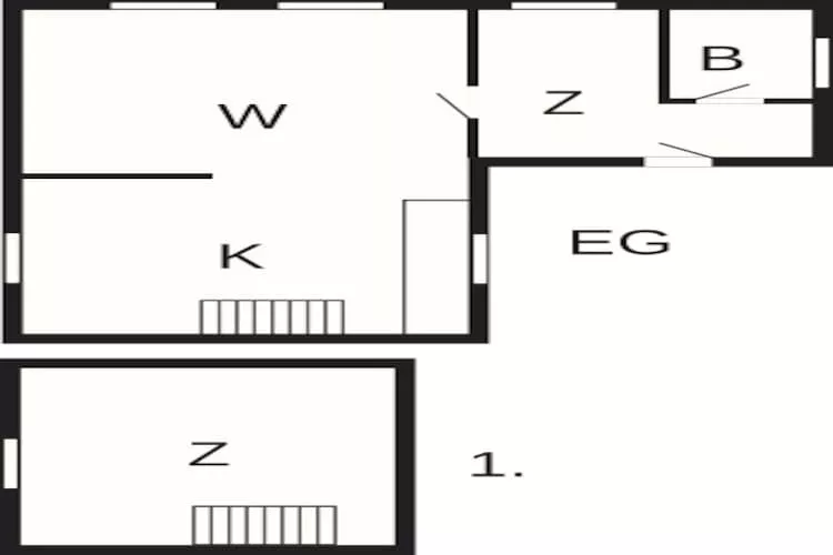 Sfeervolle huisje in de natuur -- By Traum Ferienwohnungen - Plattegrond