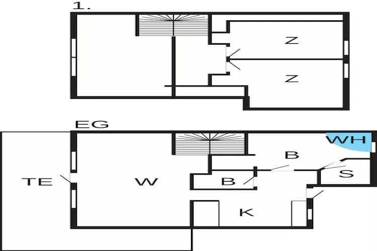 4 persoons vakantie huis in Ringkøbing-By Traum - Plattegrond