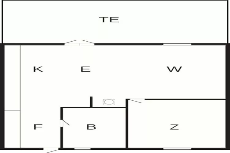 2 persoons vakantie huis in Skagen-By Traum - Plattegrond
