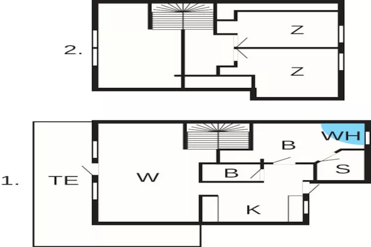6 persoons vakantie huis in Ringkøbing - Plattegrond