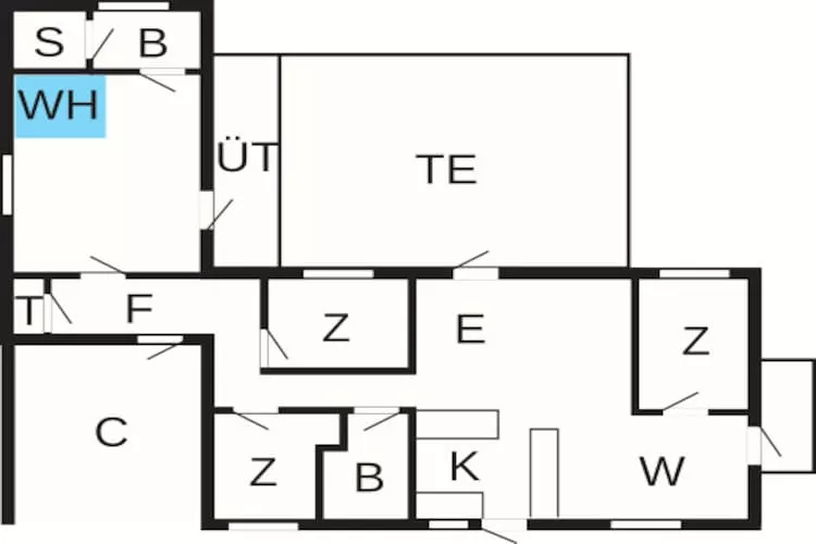 Luxe retraite in Blavand -- By Traum Ferienwohnungen - Plattegrond