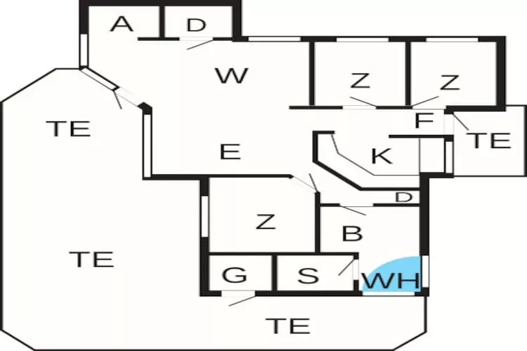 7 persoons vakantie huis in Asnæs-By Traum - Plattegrond