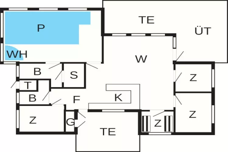 Luxe zwembadhuis -- By Traum Ferienwohnungen - Plattegrond