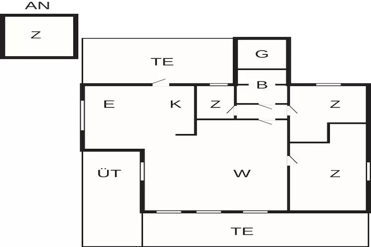 8 persoons vakantie huis in Nexø-By Traum - Plattegrond