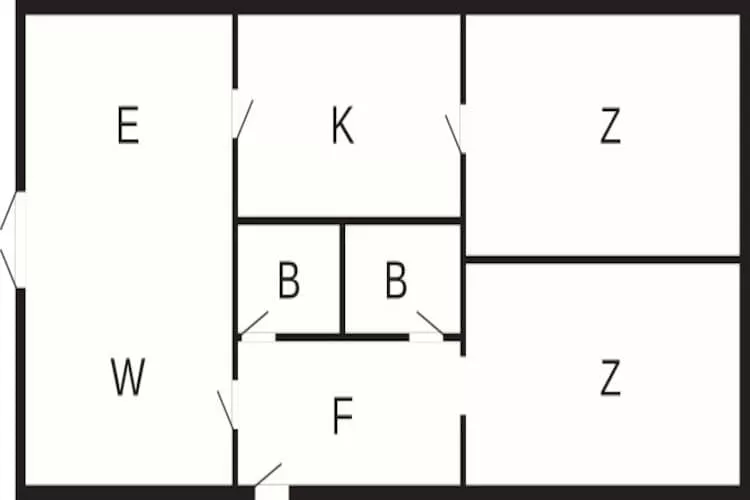 6 persoons vakantie huis in Rudkøbing-By Traum - Plattegrond