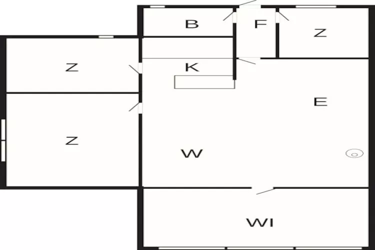 5 persoons vakantie huis in Bogø By-By Traum - Plattegrond
