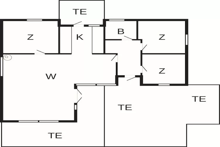 6 persoons vakantie huis in Rømø-By Traum - Plattegrond