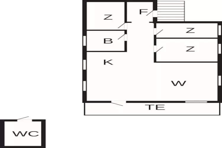 4 persoons vakantie huis in Reksteren-By Traum - Plattegrond