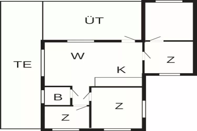 Kustparadijs in Vang -- By Traum Ferienwohnungen - Plattegrond