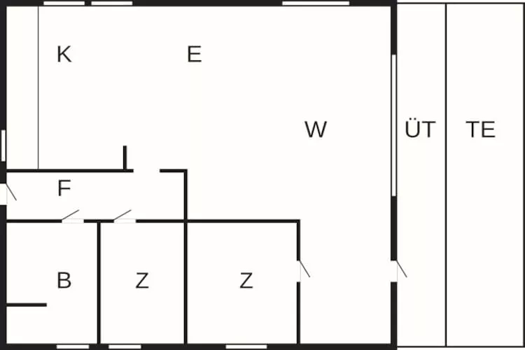 5 persoons vakantie huis in Hejls-By Traum - Plattegrond